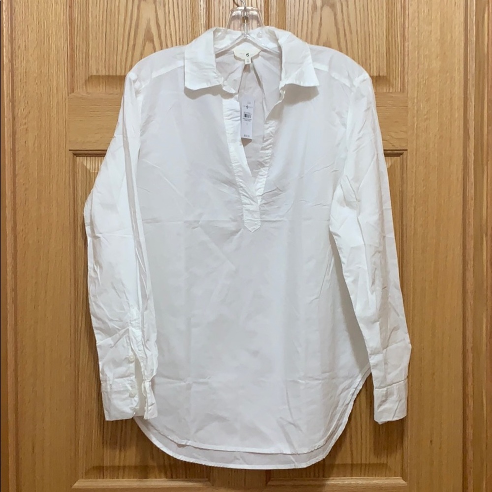 NWT Lou & Grey White cotton tunic Small